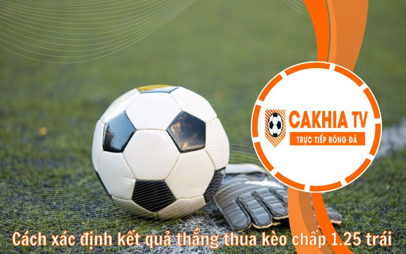 Cách xác định kết quả thắng thua kèo chấp 1.25 trái